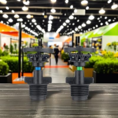 Dupla bocal giratório 360 sprinkler para rápida ligação eficiência de irrigação agrícola