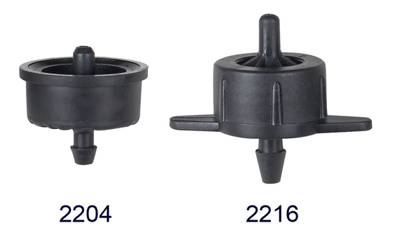 Seleção do espaço do quarto de apoio Negro Modelos múltiplos Drip Irrigação Dripper de água