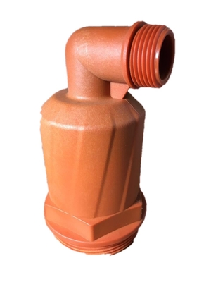 Acessório de válvula de liberação de ar de ventilação cinética e de alívio do vácuo para irrigação por aspersores