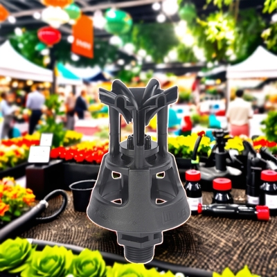 Sprinkler Wobbling de médio alcance Quick Connect 360 graus para irrigação de fazendas de infância