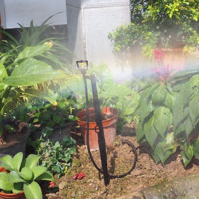 Nozzle de atomização por refração de irrigação de jardim com aspersor de controle de pressão de água