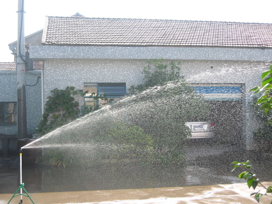 9.5-10M Spray Radius Engineering Sprinkler de floresta de plástico para sala de criação de sementes