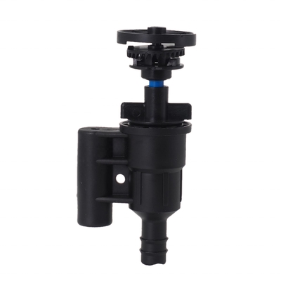 Rotação a 360 graus de bico duplo Sprinkler de plástico para irrigação de jardinagem agrícola