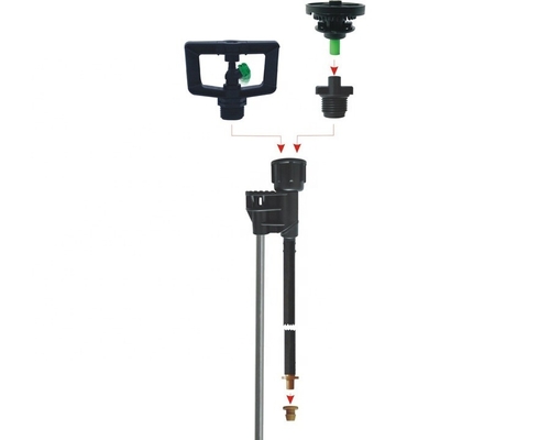 Rotação de 360 graus Sprinkler de ângulo variável para soluções de rega personalizáveis