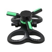 Resistente 360 graus ajustável rotativo automático jardim sprinkler 3 braços sprinkler de água jardim