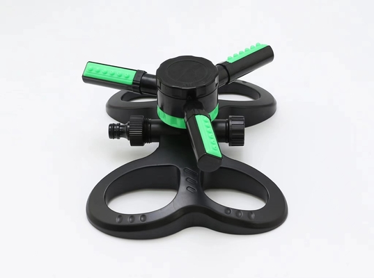 Resistente 360 graus ajustável rotativo automático jardim sprinkler 3 braços sprinkler de água jardim