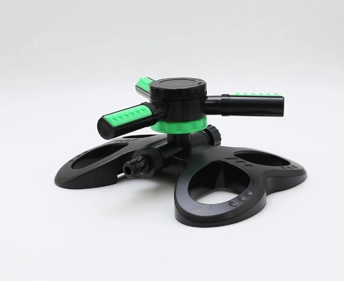 Sprinkler de jardim rotativo automático ajustável a 360 graus 3 braços Sprinkler de irrigação de irrigação