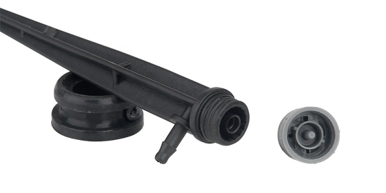 Normal estilo regar rotativo Sprinkler para casa jardim de plástico um tubo de ramificação curva