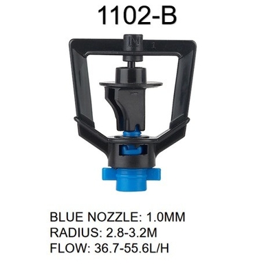 Sprinkler de água de 360 graus para irrigação agrícola forte e pressão 150-300kpa