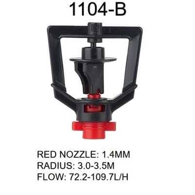 Sprinkler de água de 360 graus para irrigação agrícola forte e pressão 150-300kpa