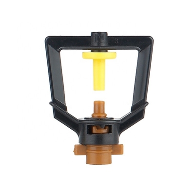 Sprinkler rotativo de irrigação florestal com pressão de 150-300KPA e raio de pulverização de 0,9-1,5M