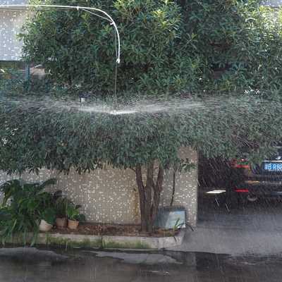 Sprinkler de jardim rotativo de posição invertida para distribuição e eficiência de água precisa