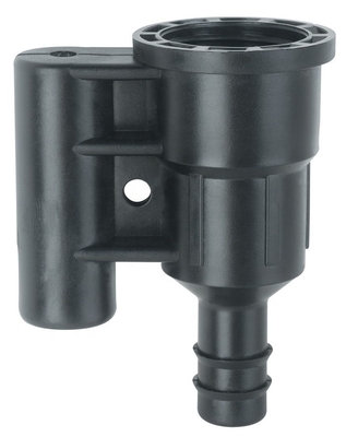 Ingenieria diária Peças de irrigação de plásticos Micro Sprinkler Negro Conector de médio alcance