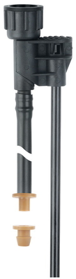 Ingenieria diária Peças de irrigação de plásticos Micro Sprinkler Negro Conector de médio alcance