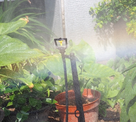 Fácil de instalar Sprinklers de Atomização Refrativa Quick Connect para irrigação de jardins
