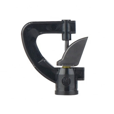 Sprinkler de roda de bico de pato de plástico de engenharia durável para irrigação de quinta de jardim a 360 °